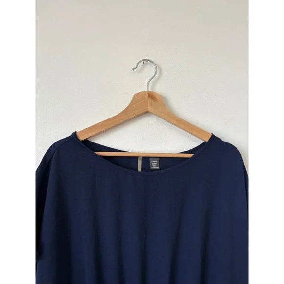 SHEIN Curve Dark Blue Short Sleeve Jumpsuit – 2XL – NWOT - Picture 2 of 6